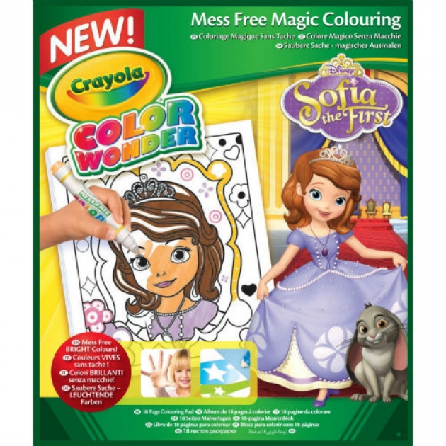 Раскраска софия прекрасная Color Wonder Crayola 75-2293 (75-0249)